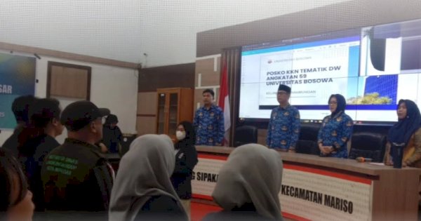 Dihadapan Mahasiswa KKN Unibos, Camat Aswin Paparkan Program Pengelolaan Sampah di Mariso