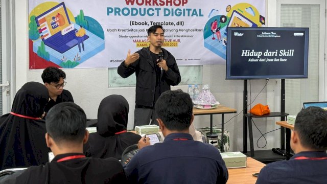 Dispar Makassar Gelar Workshop Product Digital di MCH