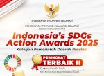 Sulsel Masuk Peringkat Terbaik II SDGs Action Awards Berkat Program Mandiri Benih