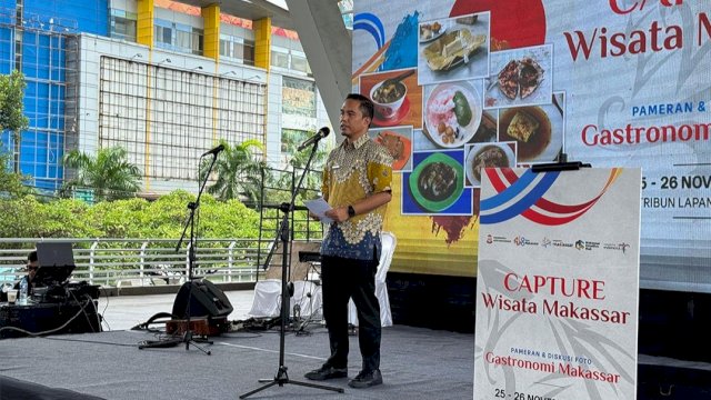 Berlangsung di Lapangan Karebosi, Dispar Makassar Buka Pameran Capture Makassar 