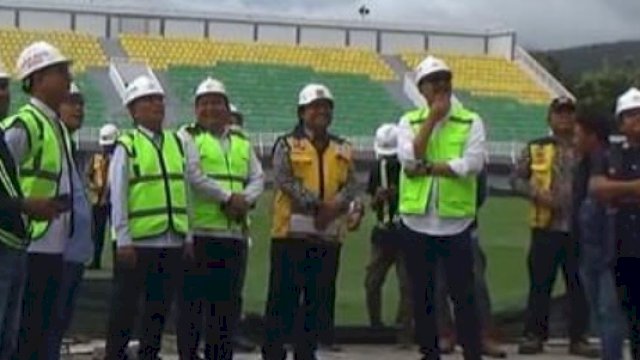 Didampingi Sekda Parepare, Komisi V DPR RI Tinjau Progres Stadion GBH