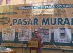 Bupati Takalar Apresiasi Pasar Murah HUT Partai Golkar ke-61