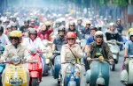 Gubernur-Wagub Kompak Naik Vespa Bersama Pecinta Vespa Plus OKP