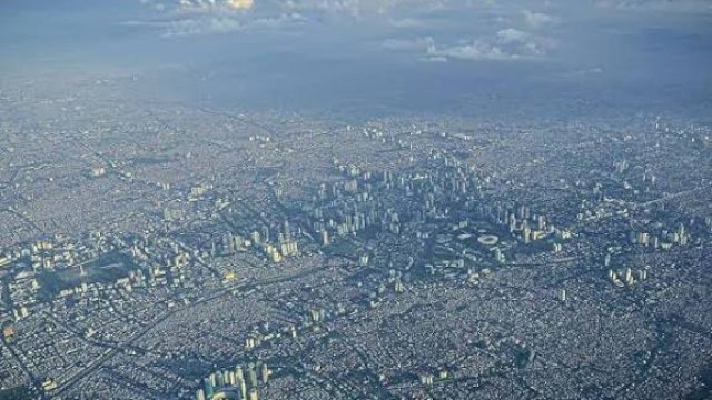 Foto Jakarta dari atas. (Instagram @jakarta.ku)