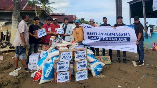 JMSI Salurkan Bantuan untuk Korban Banjir Bandang di Aceh