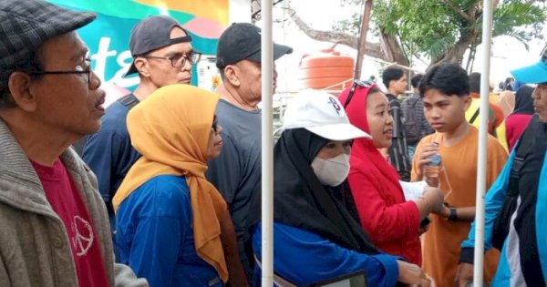 Warga Antusias Datangi Layanan Jemput Bola Dukcapil Makassar di Pelataran Karebosi