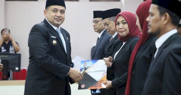 Wali Kota Munafri Lantik 14 Pejabat Inspektorat, Berikut Daftarnya