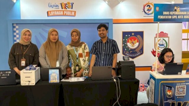 Layanan Dukcapil Meriahkan Hari Kedua Livin&rsquo; Fest Mandiri 2025 di Makassar