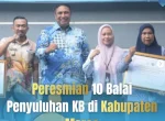 Bupati Maros Resmikan 10 Balai Penyuluh KB yang Direhab Tahun 2025