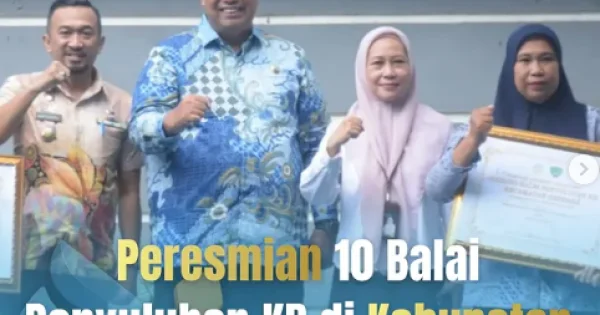 Bupati Maros Resmikan 10 Balai Penyuluh KB yang Direhab Tahun 2025