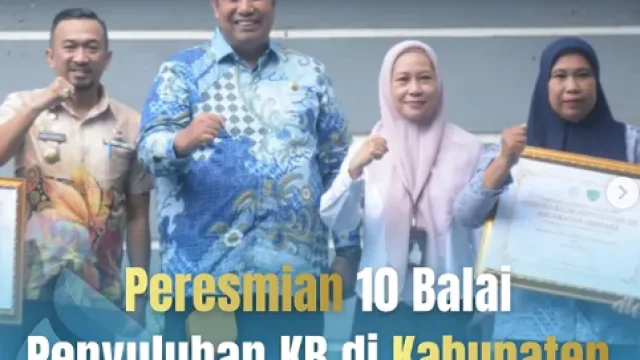 Bupati Maros Resmikan 10 Balai Penyuluh KB yang Direhab Tahun 2025