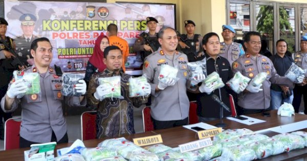 Wali Kota Tasming Apresiasi Polres Parepare Usai Gagalkan Peredaran Narkoba Skala Besar