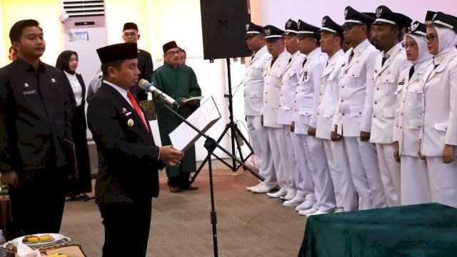 Tasming Hamid Lantik 134 Pejabat, Tegaskan Komitmen Penguatan Reformasi Birokrasi