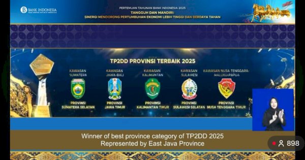 Raih TP2DD Terbaik Sulawesi 2025, Pemprov Sulsel Sukses Akselerasi Transaksi Nontunai Lewat Peta Jalan ETPD