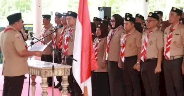 Bupati Takalar Dilantik Sebagai Ketua Majelis Pembimbing Cabang Pramuka Periode 2025–2030