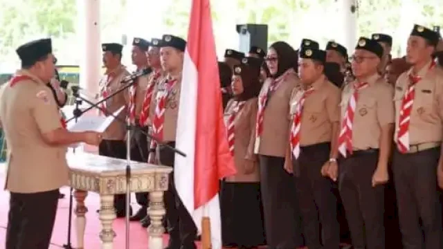 Bupati Takalar Dilantik Sebagai Ketua Majelis Pembimbing Cabang Pramuka Periode 2025–2030