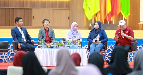 BRI Goes to Campus di Makassar, ILeague Perkenalkan Peluang Profesi Baru di Industri Sepak Bola 