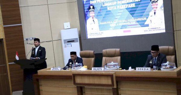 Wali Kota Parepare Tasming Hamid Lantik Pejabat Baru, Tekankan Peningkatan Kinerja