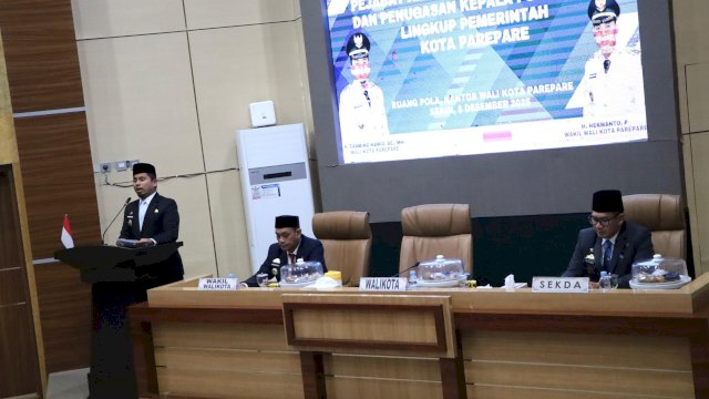 Wali Kota Parepare Tasming Hamid Lantik Pejabat Baru, Tekankan Peningkatan Kinerja