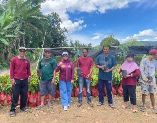 DLHK Sulsel Serahkan Bantuan Bibit MPTS ke kelompok di 22 Wilayah Kerja