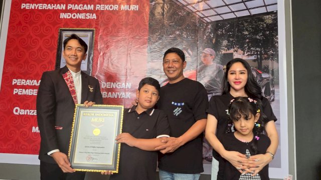 Ulang Tahun Anak Pengusaha Makassar Raih Rekor MURI Berkat Pemberitaan Terluas