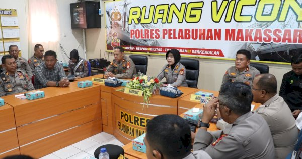 Jelang Natal dan Tahun Baru, Polres Pelabuhan Makassar Gelar Lat Pra Ops Lilin 2025