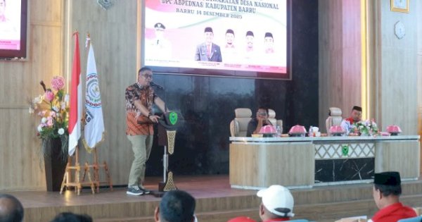 Buka Raker Abpednas Barru, Wabup Abustan Tekankan Peran BPD Kawal Dana Desa