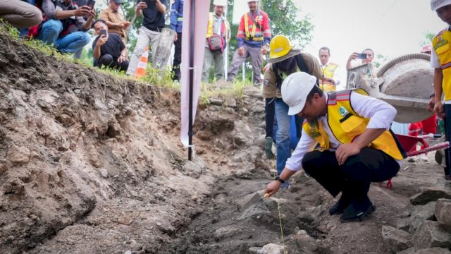 Gubernur Sulsel Groundbreaking Paket 4 MYC Konektivitas Jalan di Wajo, Soppeng, Barru, Sidrap dan Bone
