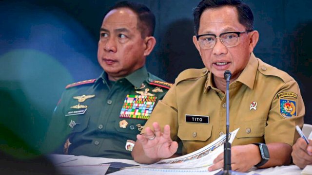 Menteri Dalam Negeri, Tito Karnavian menyampaikan keterangan pers pemulihan dan rencana strategis pascabencana di Posko Terpadu Pangkalan TNI AU Halim Perdanakusuma, Jakarta, pada Senin, 29 Desember 2025. (Foto: BPMI Setpres)