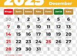 Jadwal Libur dan Cuti Bersama Natal dan Tahun Baru 2025-2026
