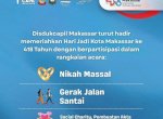 Rayakan HUT ke-418 Kota Makassar, Disdukcapil Hadirkan Nikah Massal hingga Layanan Gratis Anak Panti
