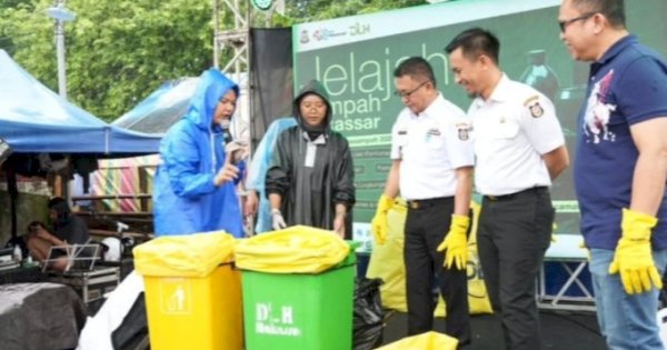 Jelajah Sampah Makassar Hari Ke-14 Kumpulkan 107 Kg Sampah di Rappocini