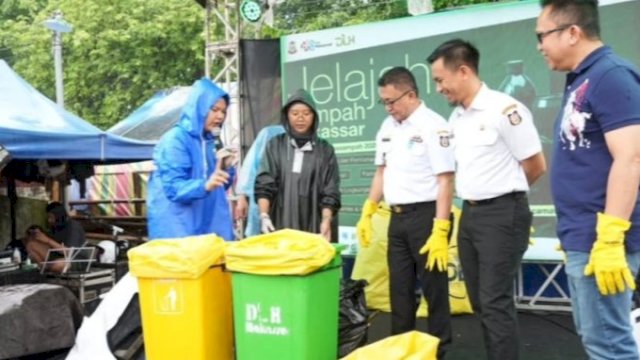 Jelajah Sampah Makassar Hari Ke-14 Kumpulkan 107 Kg Sampah di Rappocini