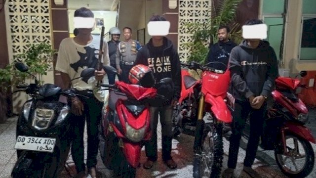 4 Remaja Diamankan Polsek Tamalate, Diduga Hendak Perang Kelompok Balap Liar&nbsp;