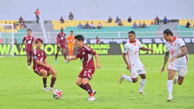 Dokumentasi laga PSM Makassar versus Malut United FC, di Stadion BJ Habibie, Parepare, Sulsel, Minggu (21/12/2025). (foto: Official PSM Makassar) 