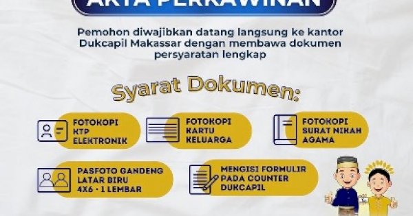 Disdukcapil Makassar Sosialisasikan Prosedur dan Syarat Pengajuan Akta Perkawinan