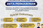 Disdukcapil Makassar Sosialisasikan Prosedur Baru Penerbitan Akta Perkawinan