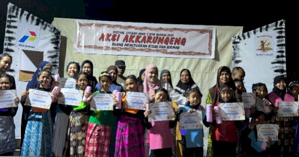Diresmikan Bupati Maros, Sanggar Kampoeng Kaki Langit Jadi Ruang Anak Menuturkan Kisah dan Hikmah