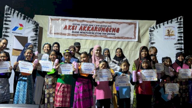 Diresmikan Bupati Maros, Sanggar Kampoeng Kaki Langit Jadi Ruang Anak Menuturkan Kisah dan Hikmah