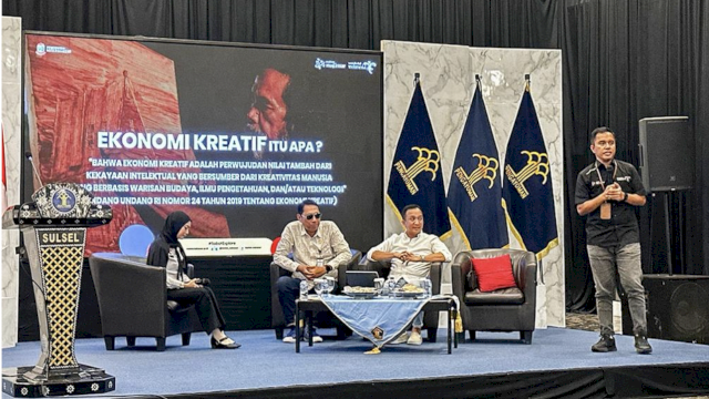 Dispar Makassar Jadi Pembicara Terkait Pendaftaran Merek Kolekfif Kemkumham