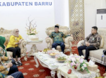 Bupati Barru dan Ketua PTA Makassar Bahas Penguatan Pelayanan Hukum