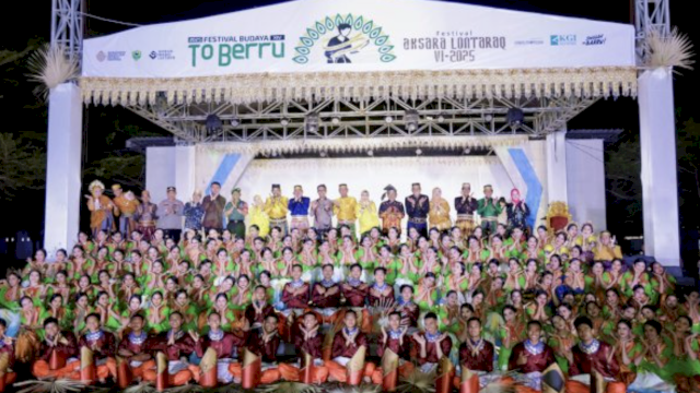 Bupati Andi Ina Dorong Pelestarian Budaya Lewat Festival Toberu XIV dan Aksara Lontara VI