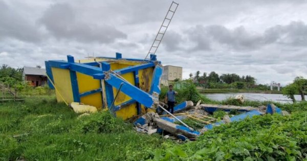 Menara Air Pamsimas Senilai Rp300 Juta Ambruk, Pemkab Maros Turunkan Tim Tekhnis