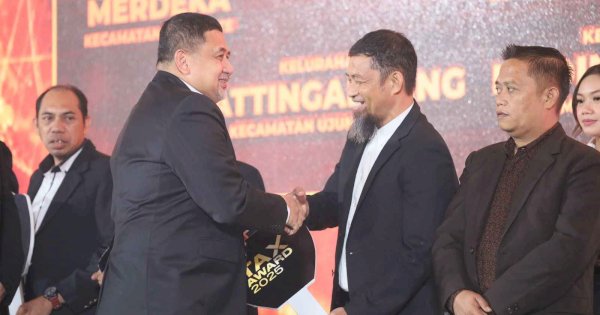 PAD Tembus Rp1,8 Triliun, Pemkot Makassar Apresiasi Wajib Pajak di Tax Award 2025