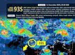 Antisipasi Cuaca Ekstrem, BMKG Minta Masyarakat Waspada Siklon Tropis Bakung dan Bibit Siklon 93S