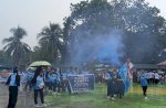 Hujan Tak Ganggu Semangat Siswa UPT SMAN 3 Takalar Pada Pembukaan Porseni 2025-2026