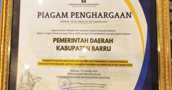 Barru Jadi Daerah Tercepat di Sulsel Bentuk Koperasi Merah Putih