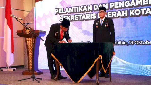 Amarung Agung Hamka Resmi Jabat Sekda, Wali Kota Parepare Sebut Jabatan Sekda Sangat Sentral