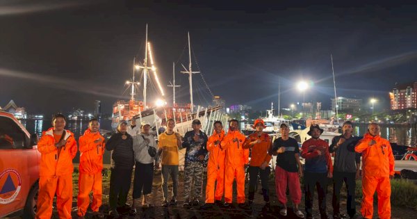 BPBD Makassar Gerak Cepat Selamatkan Lima Nelayan Terombang-ambing di Laut 