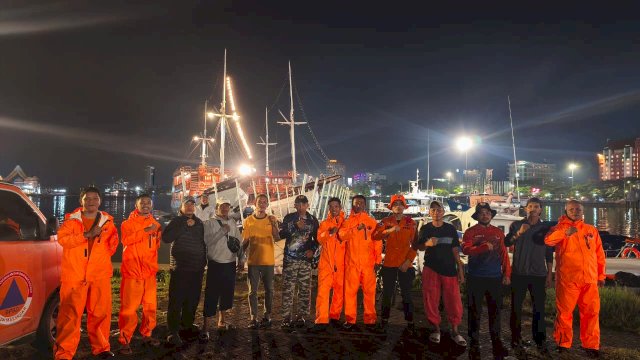 BPBD Makassar Gerak Cepat Selamatkan Lima Nelayan Terombang-ambing di Laut&nbsp;